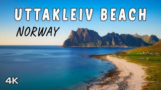 Uttakleiv Beach, Lofoten Islands, Norway - 4K Documentary