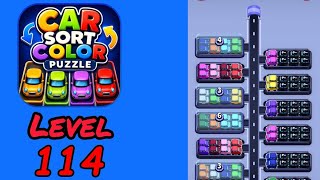 Car Sort Color Puzzle Level 114 Walkthrough