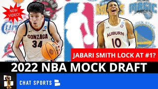 NEW 2022 NBA Mock Draft From Yahoo Sports: Jabari Smith LOCK To Go #1? Chet Holmgren To OKC Thunder?