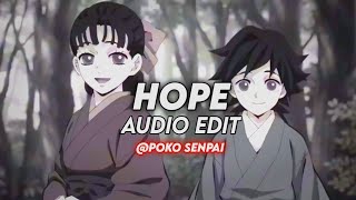XXXTENTACION - Hope {sped up} || edit audio
