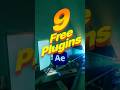 Top 9 Free After Effects plugins 🔥 #aftereffecttamiltutorial #vfx #animation