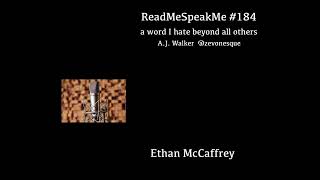 ReadMeSpeakMe #184 - a word I hate beyond all others