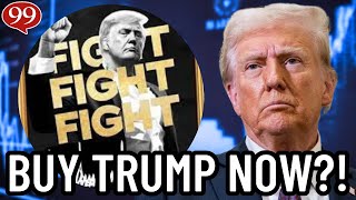 Should You Buy $TRUMP Coin?! ($TRUMP IS DUMPING!!) REAL DONALD TRUMP CRYPTO COIN?!