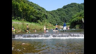 夏休み_交流キャンプ(犬飼町長谷）H29年8月