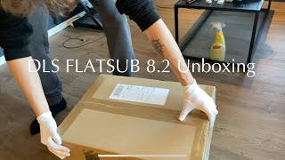 “DLS FLATBOX 8.2” UNBOXING VIDEO!🔊😍 Beefy \u0026 Clean Looking Home theater Subwoofer! SOUNDS AMAZING😌