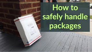 How to safely handle packages at your home during the coronavirus pandemic