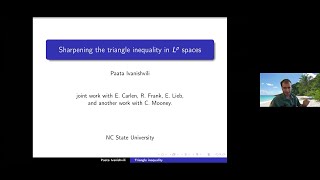 #28: Paata Ivanishvili- Sharpening the triangle inequality in Lp spaces