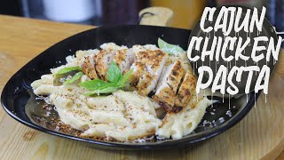 EPIC CAJUN CHICKEN BREAST AND ALFREDO PENNE | TASTY 15 MINUTE DINNER