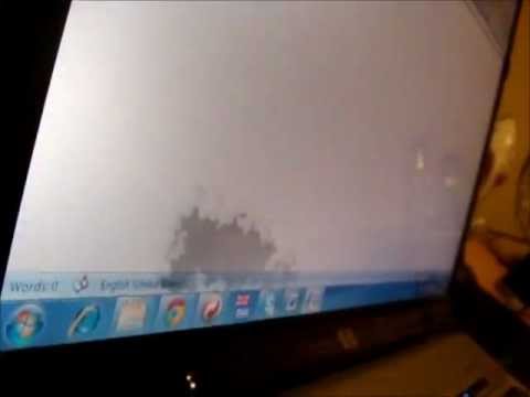 How To Repair your computer Screen - Remove a cloud patch (water) inside the laptop screen How To Repair your computer Screen - Remove a cloud patch (water) inside the laptop screen