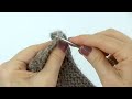 how to knit simple slippers with knitting needles for beginners