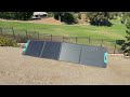 up close look at the renogy 200w portable solar panel