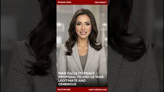 Iran Calls Its Peace Proposal to End US War Legitimate and Generous