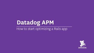 Setup Datadog APM in One Minute