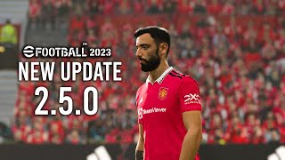 Efootball 2023 - Man United vs Liverpool New Update Version 2.5.0 | PC