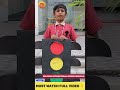 traffic signal meaning tell about the school boy by sri krish international school cbse