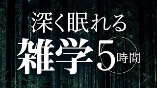 【睡眠導入】深く眠れる雑学5時間【合成音声】