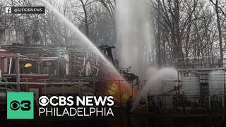 Officials provide update after explosion in Logan Township, New Jersey