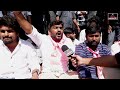 దళిత విద్యార్థి పై కుట్ర.. brsv leaders dharna against avinash college secunderabad mirror tv