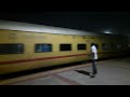 dadar central to kazipet via karimnagar super fast express train entering karimnagar railway station