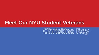 Meet Our NYU Student Veterans - Christina