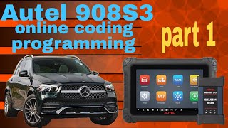 Autel 908S3 online coding part 1 | Mercedes Benz GLC Headlight Blaster,