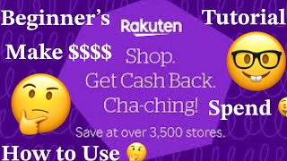 How Does Rakuten Work 2023 ??? Beginners Guide Step By Step Explained Referral Bonus Credit $30