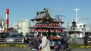 令和4年　三佐 野坂神社 山車曳行二日目　御旅所にて