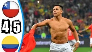 Chile vs Colombia | 1080p- Highlights & Penalty | Copa America 2019.