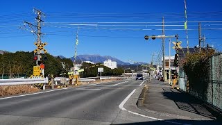 JR 身延線【No.82】飢渇踏切・通過・走行映像　静岡県富士宮市