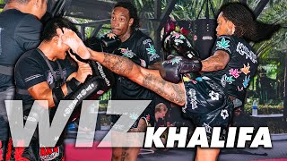 Wiz Khalifa Shows Off Muay Thai Skills in Phuket at AKA Thailand | YOKKAO Exclusive