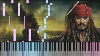 Pirates Of The Caribbean - He's A Pirate | How To Play Piano Tutorial + Sheets