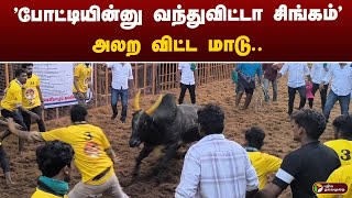 'போட்டியின்னு வந்துவிட்டா சிங்கம்' அலற விட்ட மாடு.. | Jallikattu | Madurai