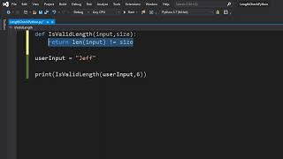Python Validation: Length Check Tutorial (Part 4)