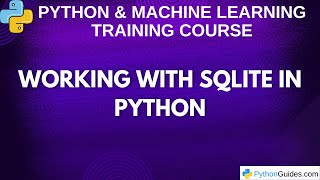 SQLite in Python | Python Tutorial | 2025