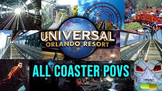 Universal Orlando Resort All Roller Coaster POVs