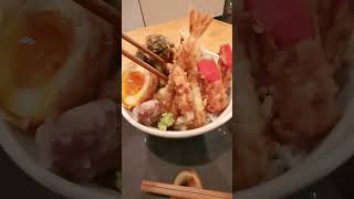 【福岡】ひらお！駅近くの天ぷら屋さんで天丼＆定食ランチ♪＠天ぷら なすび #shorts