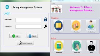How to create Library management system in java Netbeans easily