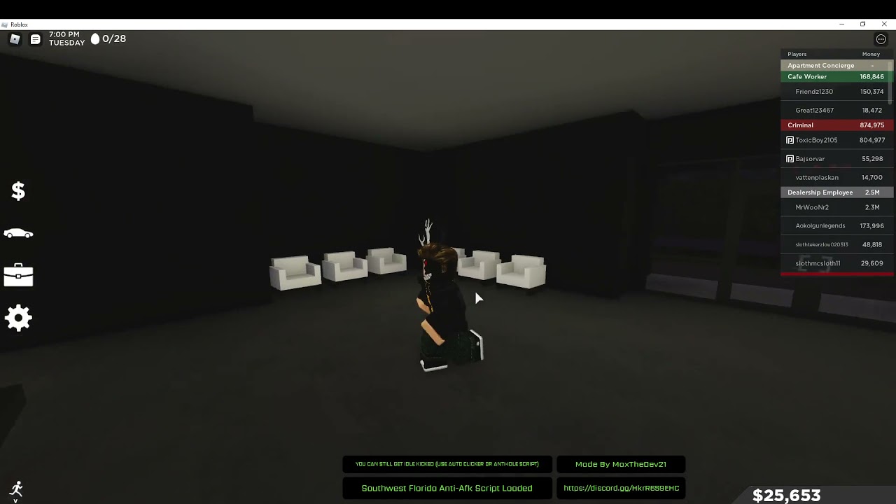 Roblox Anti Afk Script Vilatwork