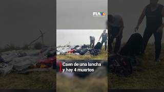 Cuatro personas perdieron la vida en Hidalgo tras caer de una lancha