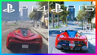 GTA 5 Expanded & Enhanced 4K On PS5 VS PS4 - Comparing Current Gen VS Old Gen Grand Theft Auto 5!