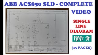 VFD/DRIVE DIAGRAM/DRAWING - ABB ACS850 : COMPLETE - HINDI VIDEO