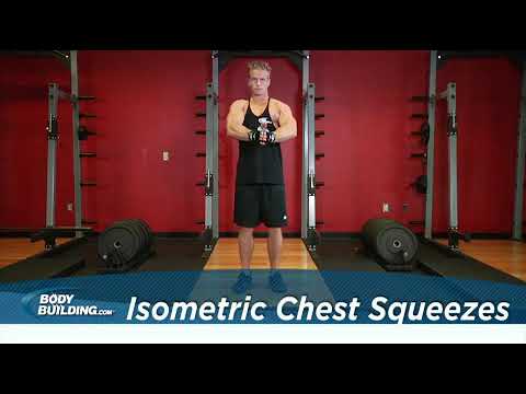 Isometric Chest Squeezes Exercise Videos Guides Bodybuilding Com