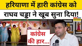 Haryana Election Results: AAP सांसद Raghav Chaddha Congress की हार पर क्या बोले?| Hindi News