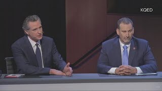 Newsom vs. Dahle Debate | Newsom vows to finish four-year term if reelected governor