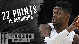 Julius Randle - 2018.11.10 - Pelicans vs Suns  - 22 Pts, 16 Rebs