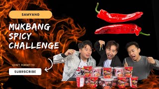 Mukbang Spicy noodle challenge and Tteok- bokki | Samyang Bhutan |