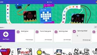 Saving projects in MakeCode