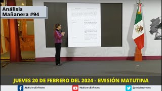 🔴 #EnVivo | Conferencia Mañanera de la Presidenta Claudia Sheinbaum | Jueves 20 de Febrero 2025