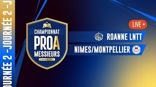 PRO A MESSIEURS | J2 | ROANNE LNTT vs  ALLIANCE NIMES/MONTPELLIER