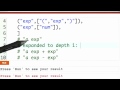 Expanding Exp - Programming Languages